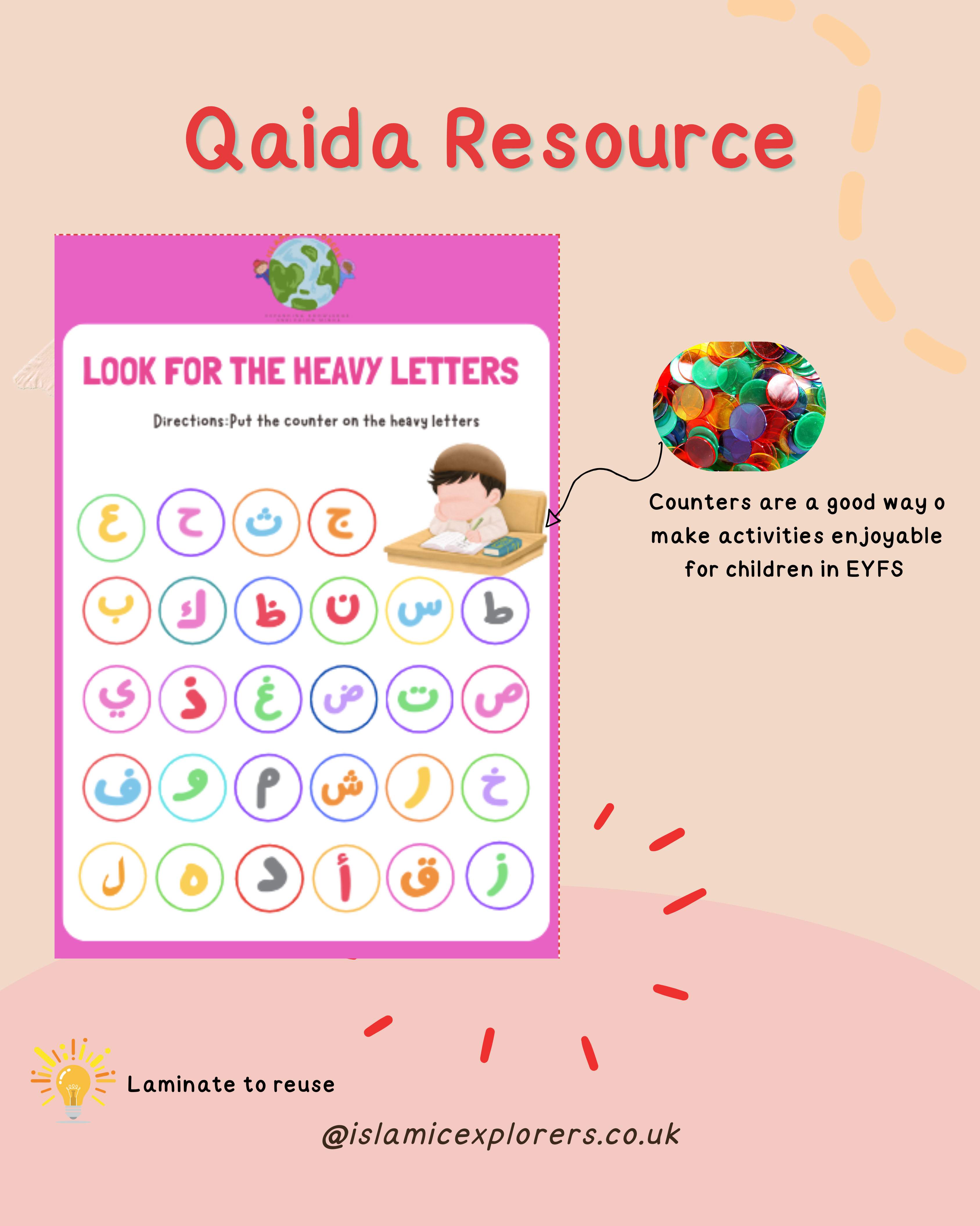 Look for the Heavy Letters - Qaaida resource