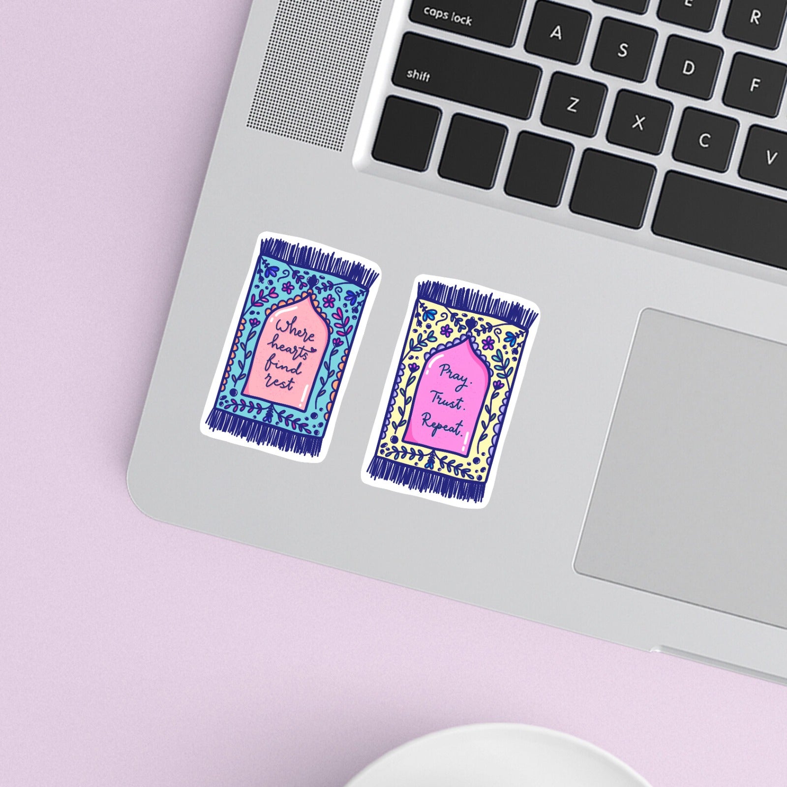 Whispers of Faith | Individual Prayer mat stickers (5 Pack)