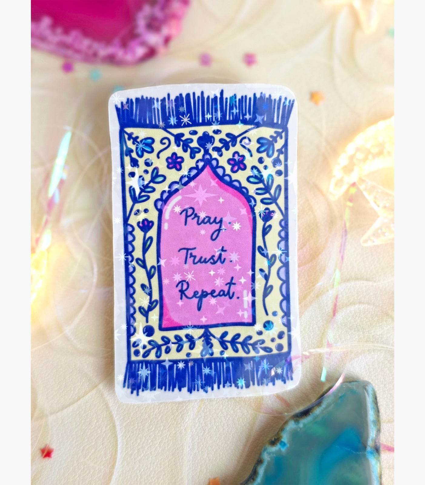 Whispers of Faith | Individual Prayer mat stickers (5 Pack)