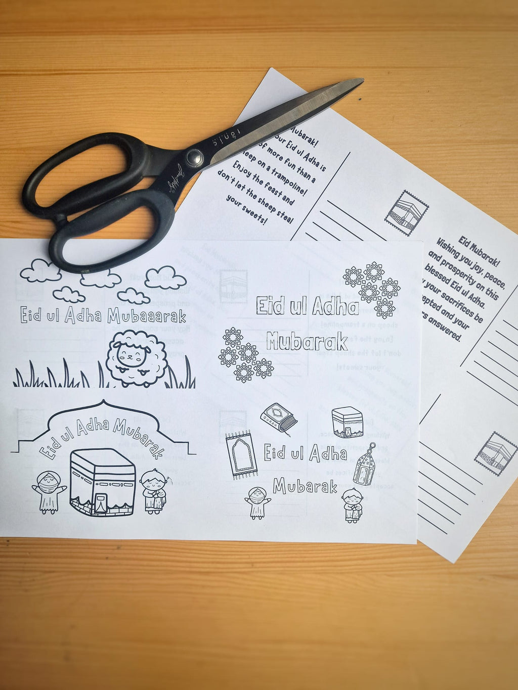 Eid Mubarak postcards