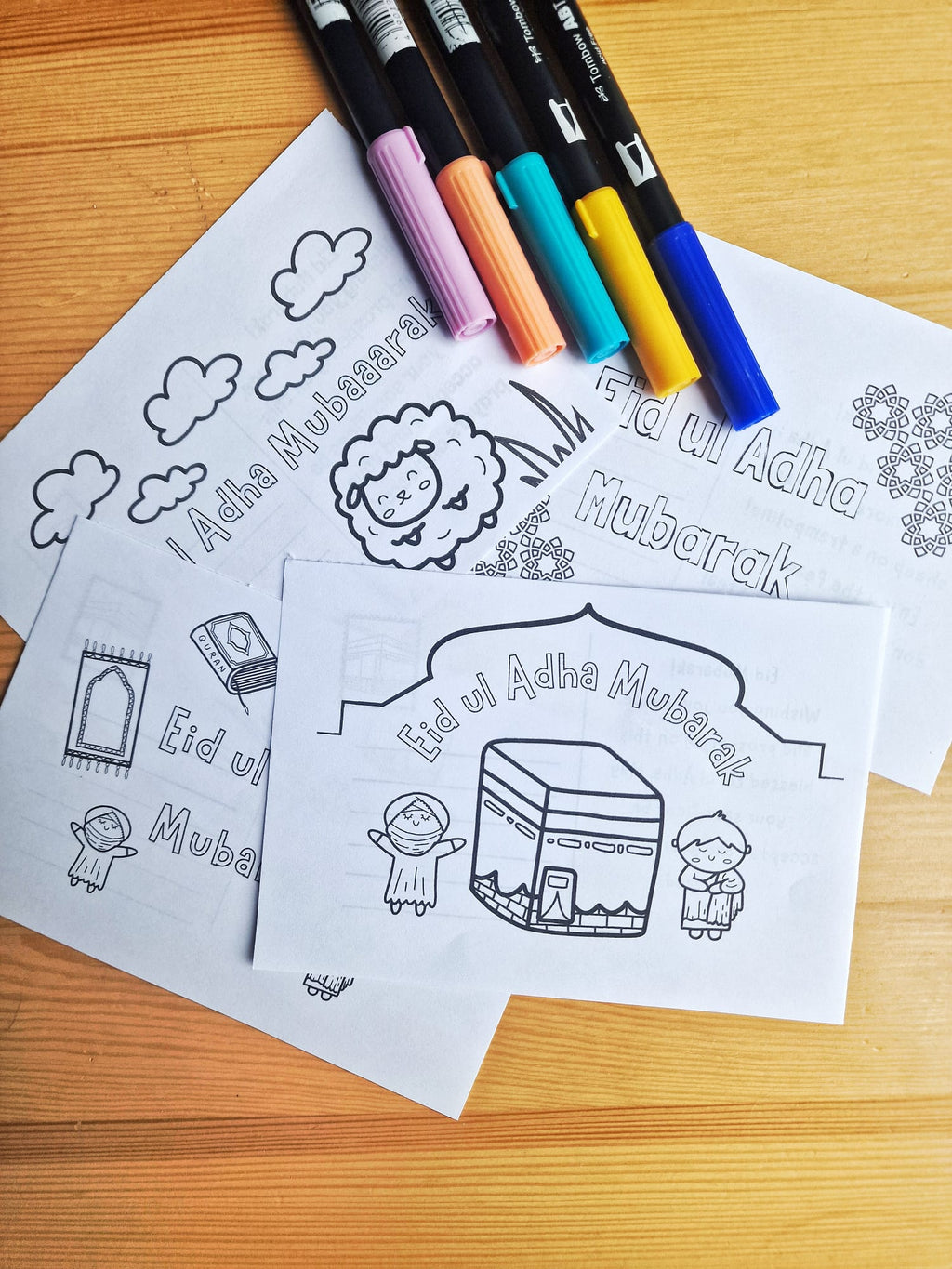 Eid Mubarak postcards